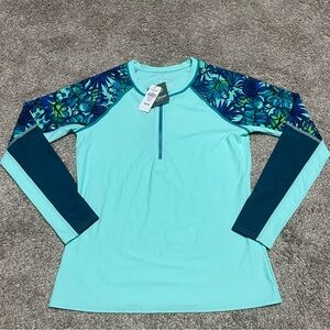 NWT Women’s LL Bean ReNew Long Sleeve UPF Rash Guard Size S